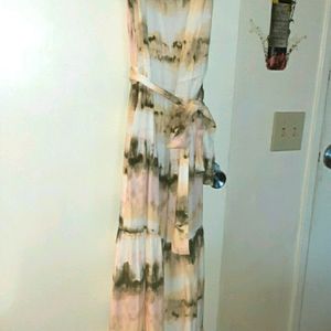 NWOT Ava & Viv blush tie dye sun dress